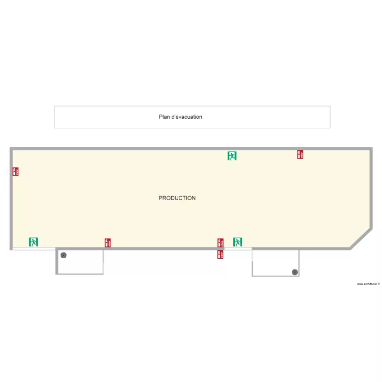 production plan évacuation. Plan de production plan évacuation. Plan de