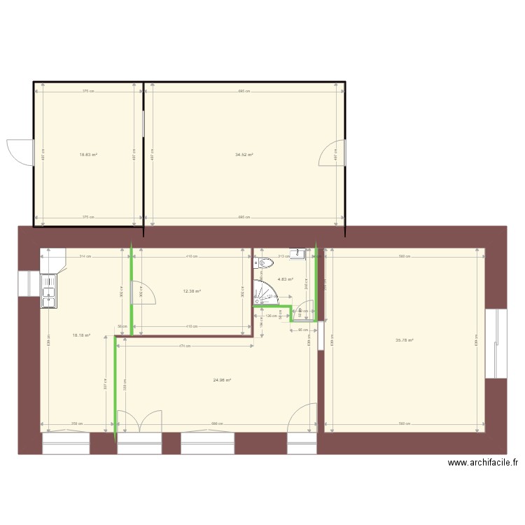 berth 2. Plan de 0 pièce et 0 m2