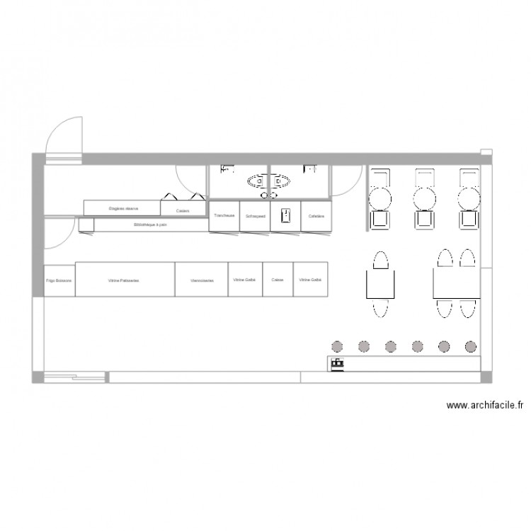 Buzy30. Plan de 4 pièces et 61 m2