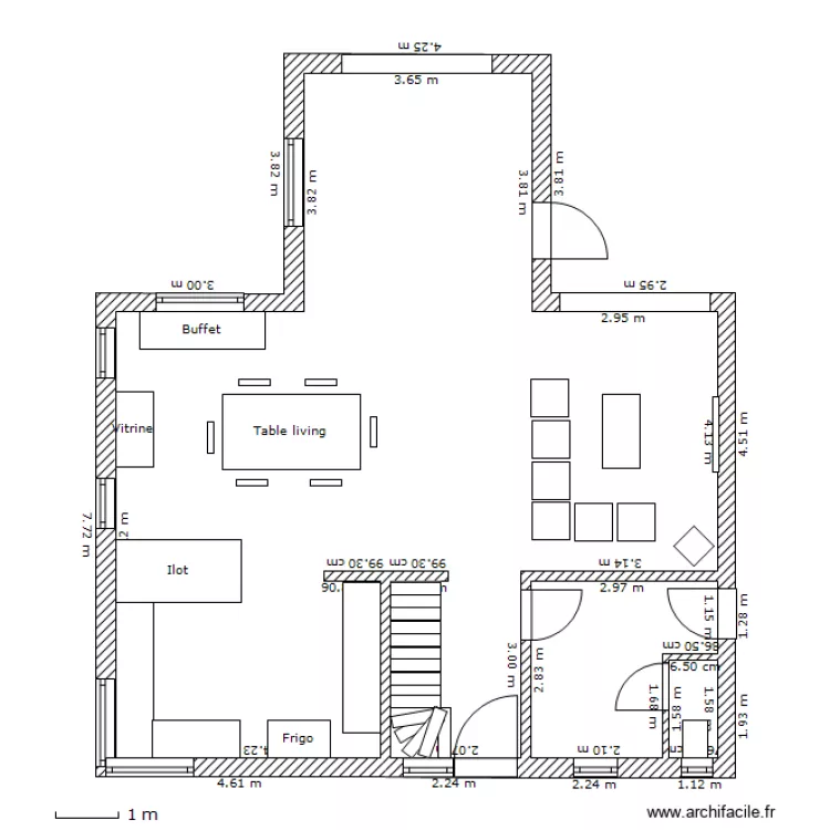 Rez rectifi&eacute; 04.2011. Plan de 