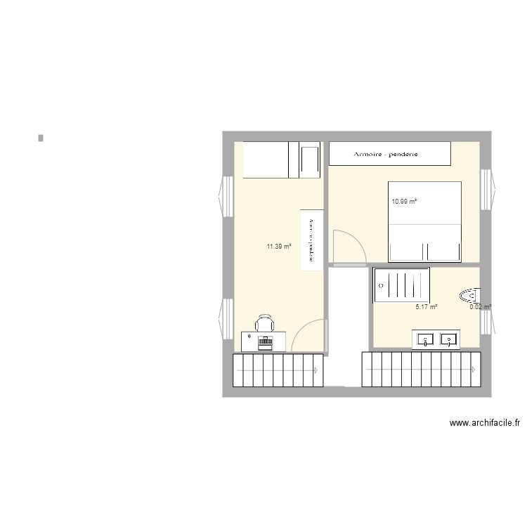 ETAGE 2025. Plan de 0 pièce et 0 m2