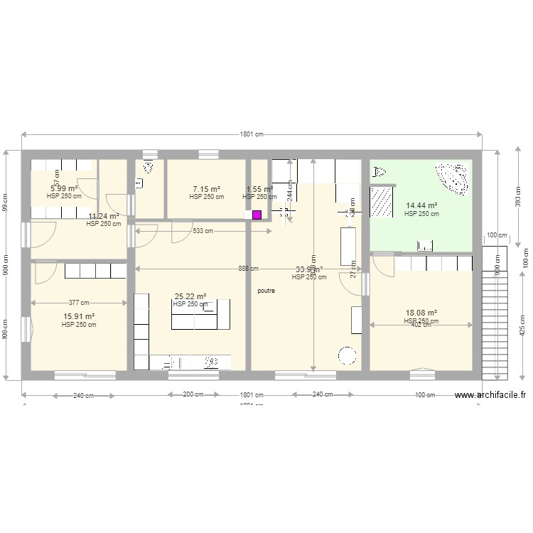 maisonmiclau6155x23x3x8 local service. Plan de 0 pièce et 0 m2