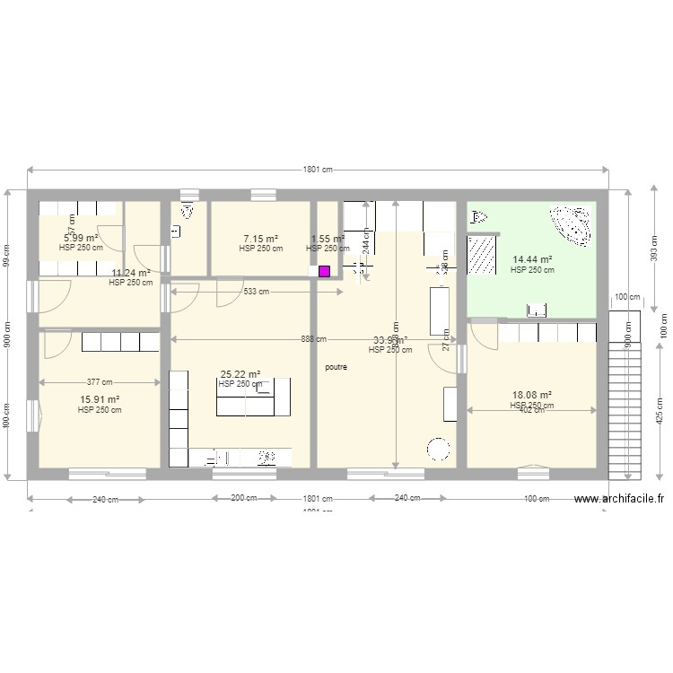 maisonmiclau6155x23x3x8 local service. Plan de 0 pièce et 0 m2