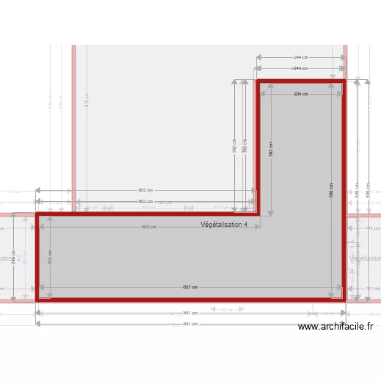 Maison Habitation ST CLAIR Cotations. Plan de 