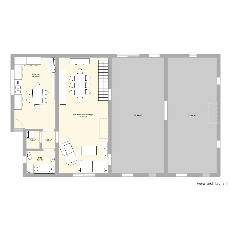 exp.PAT. Plan de 14 pièces et 252 m2