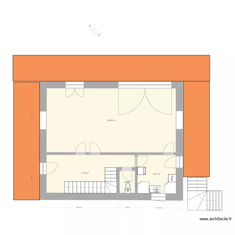 CASA 1er etage. Plan de CASA 1er etage. Plan de