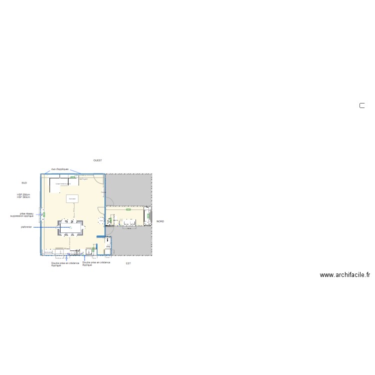 projet conca. Plan de 0 pièce et 0 m2