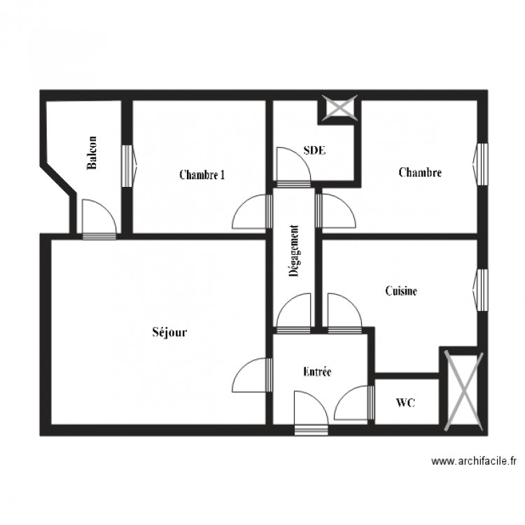 duvivier. Plan de 0 pièce et 0 m2