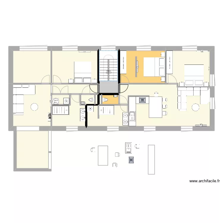 appart location premier. Plan de 