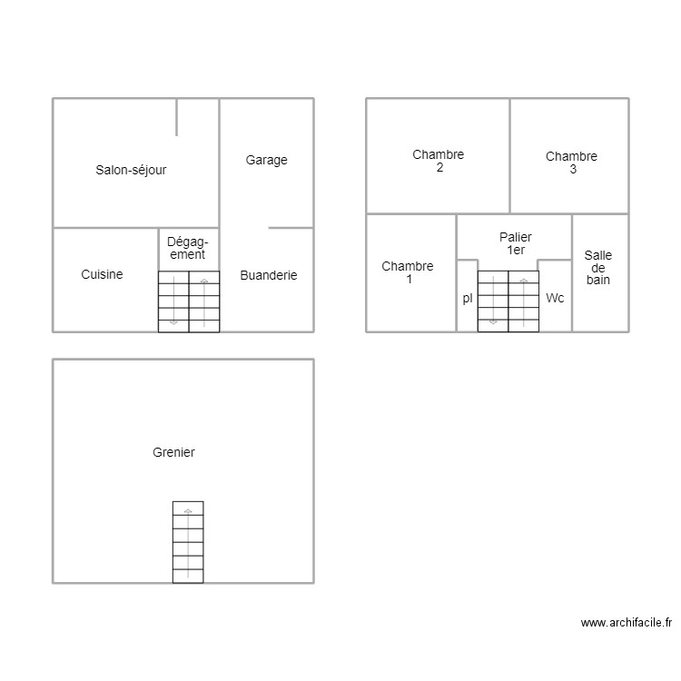 QUIMPER RIOU MARIE THERESE. Plan de 0 pièce et 0 m2
