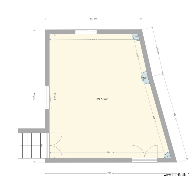 extension veranda. Plan de 0 pièce et 0 m2