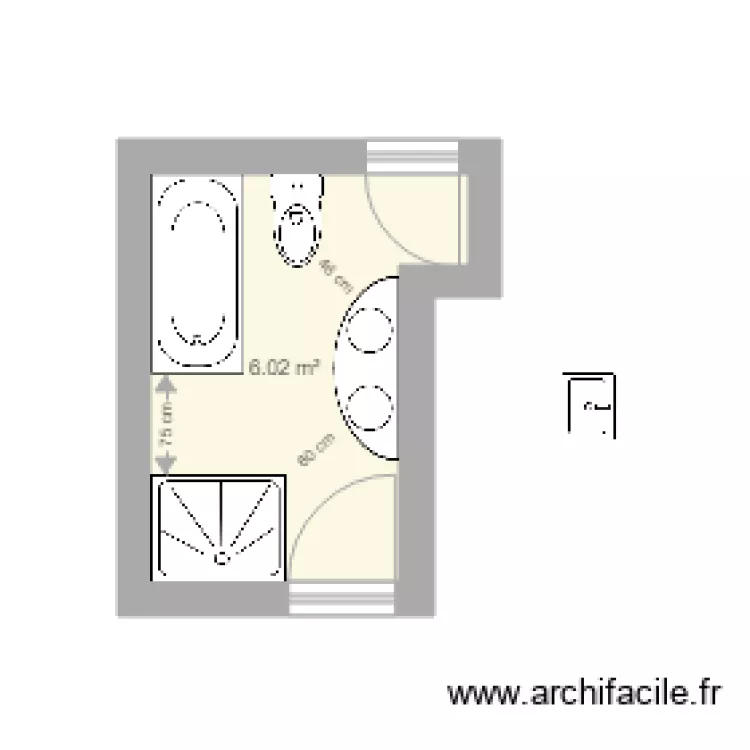 Comble salle d eau 3. Plan de 