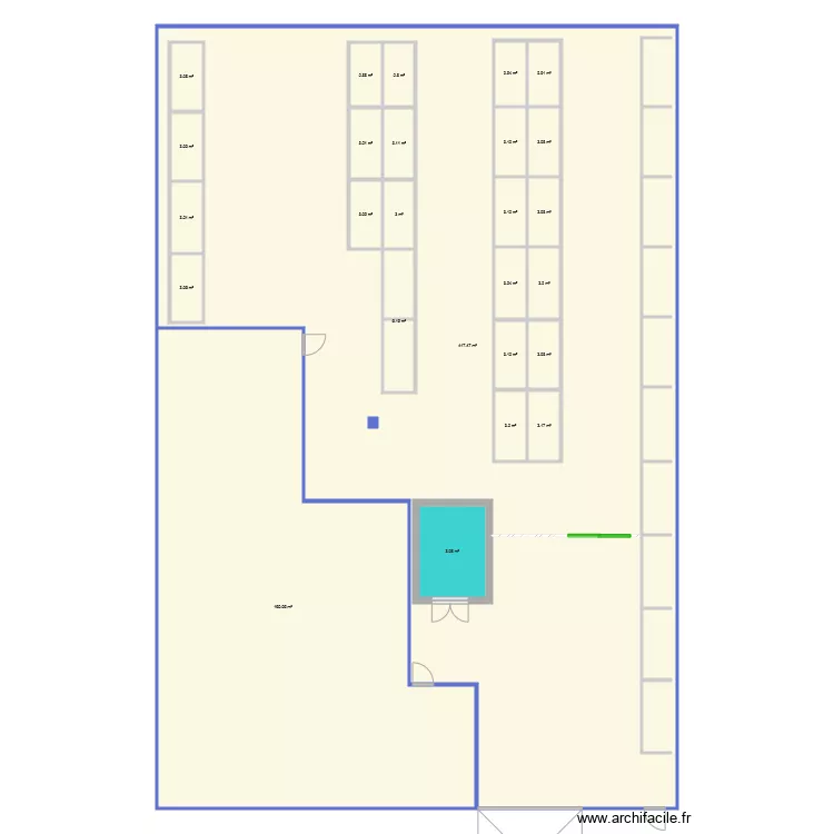 D&eacute;p&ocirc;t rennes. Plan de 