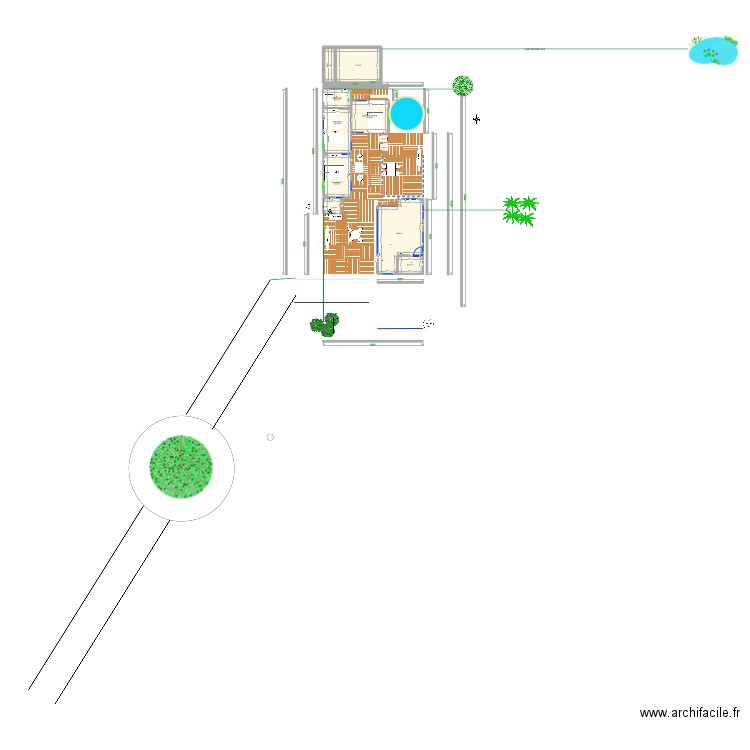 plan maison VERSION DAVID. Plan de 9 pièces et 84 m2