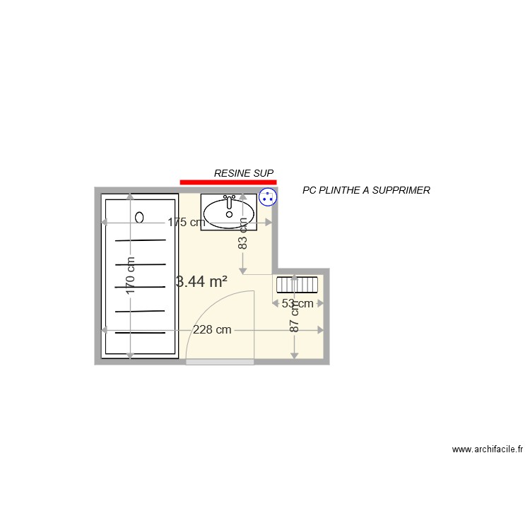 GOURDIN VERONIQUE . Plan de 0 pièce et 0 m2