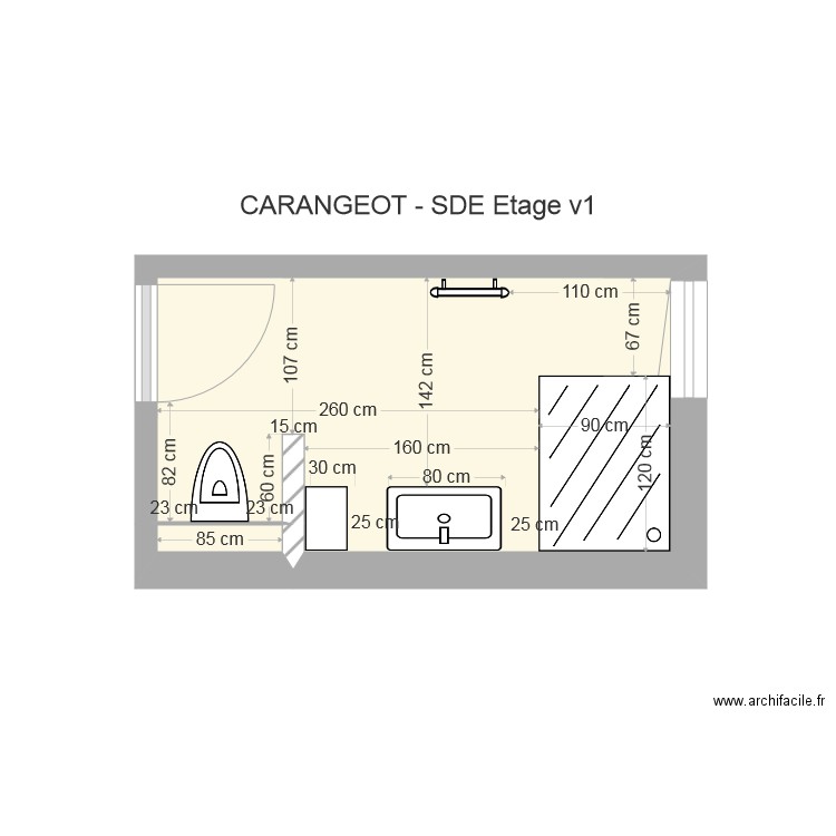 SDE Etage v1. Plan de 0 pièce et 0 m2