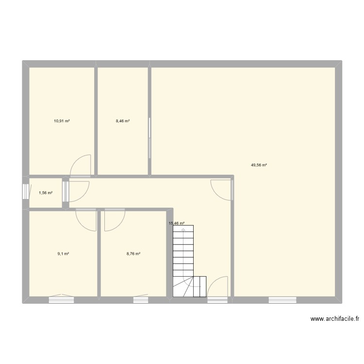 Maison 2ch rdc. Plan de 0 pièce et 0 m2