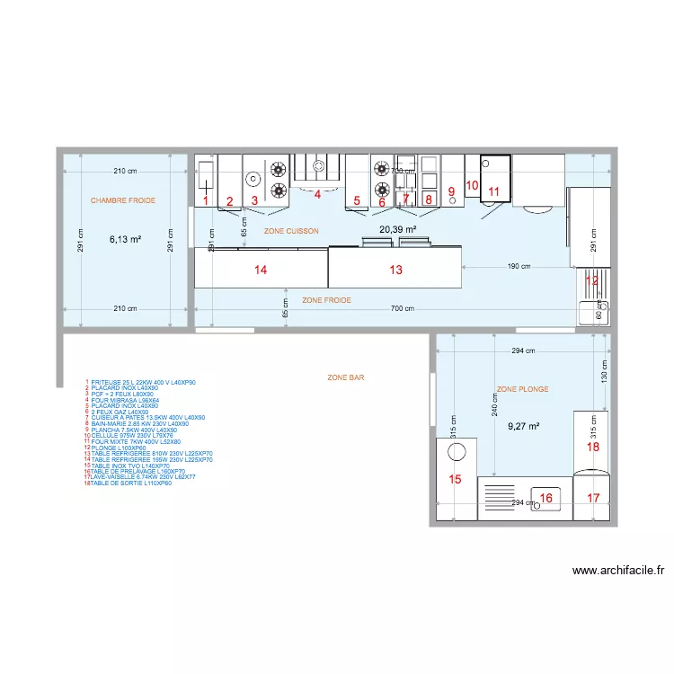 LA MAISON DE BEAULIEU. Plan de 