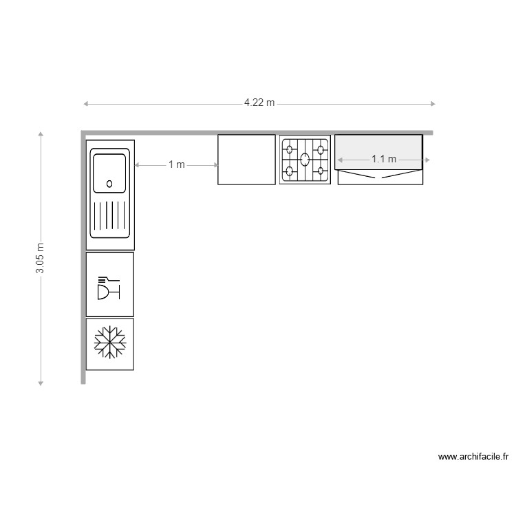 CUISINE. Plan de 0 pièce et 0 m2