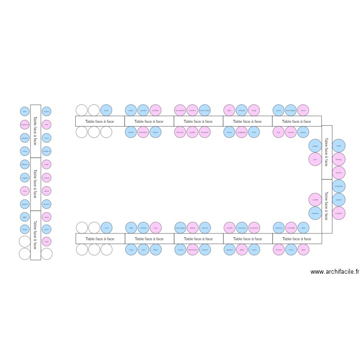 plan de salle. Plan de 0 pièce et 0 m2