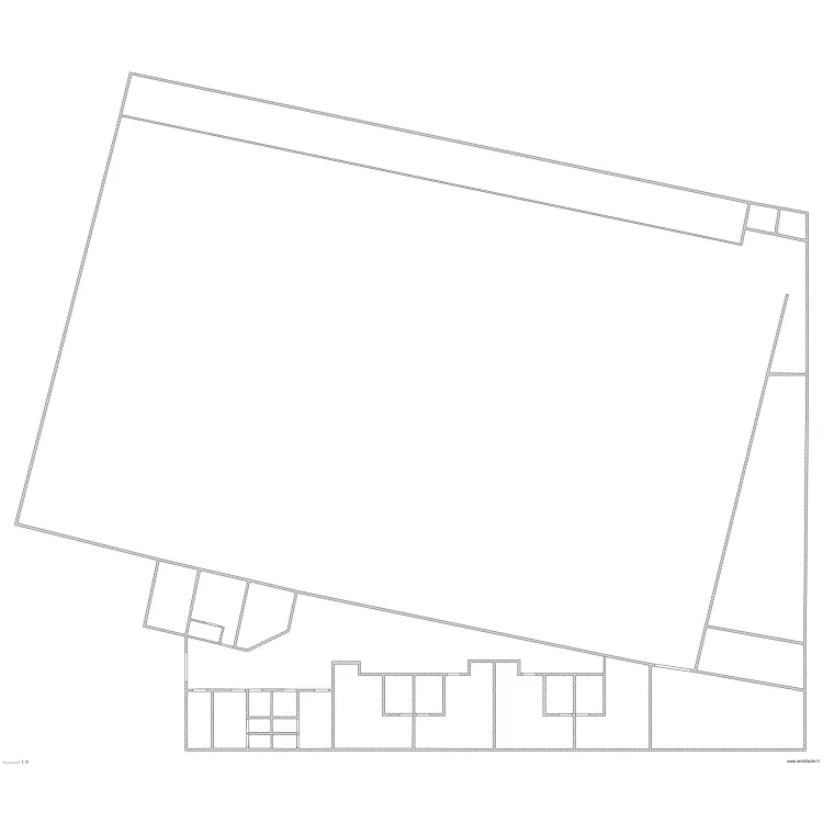 gymnase Condorcet. Plan de 