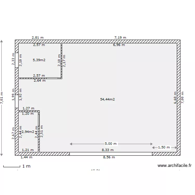 garage. Plan de garage. Plan de