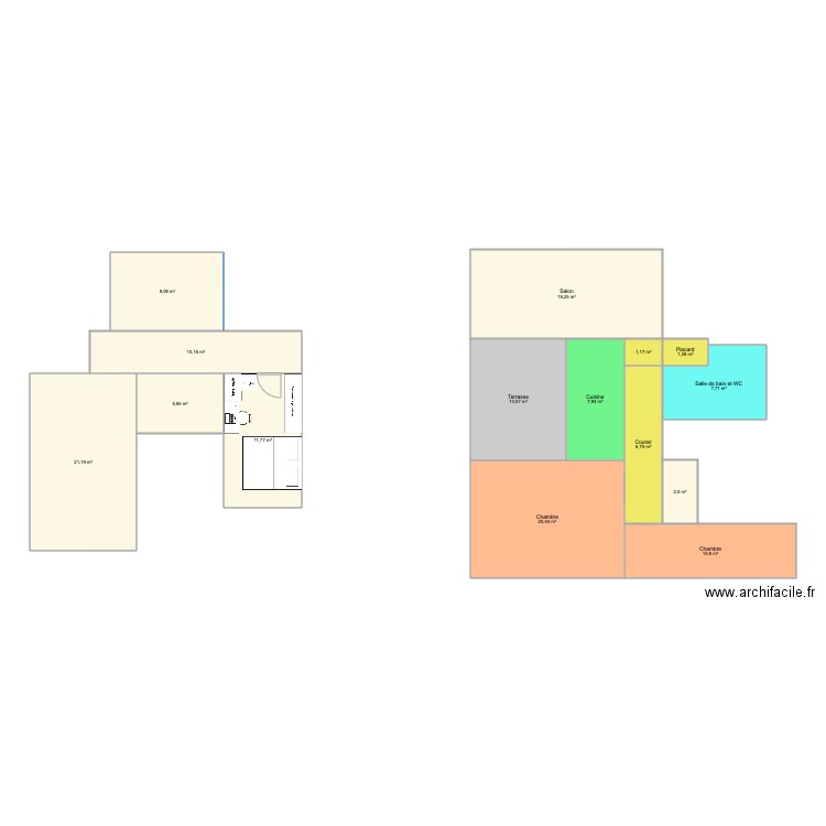 Maison. Plan de 0 pièce et 0 m2