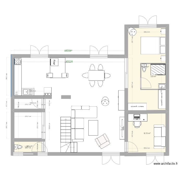 proposition 1. Plan de 0 pièce et 0 m2