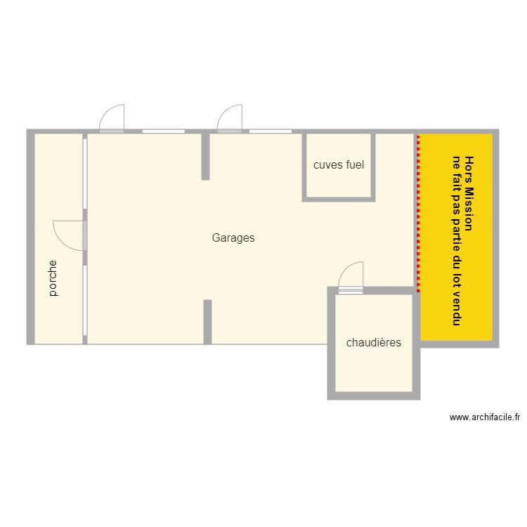 garage maison parigné. Plan de 0 pièce et 0 m2