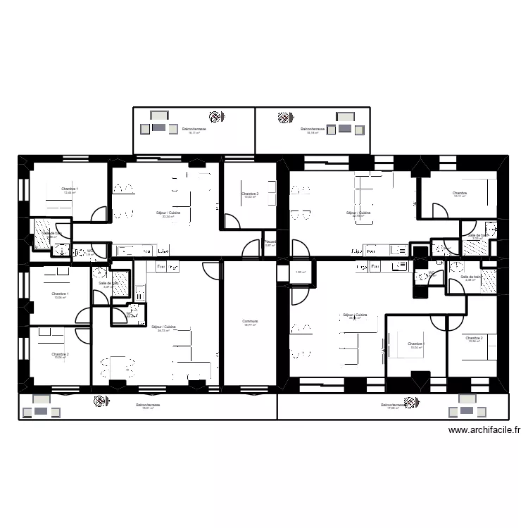 Satin - Montaugier lot 05. Plan de 7 et 82 m² Satin - Montaugier lot 05. Plan de 7 et 82 m²