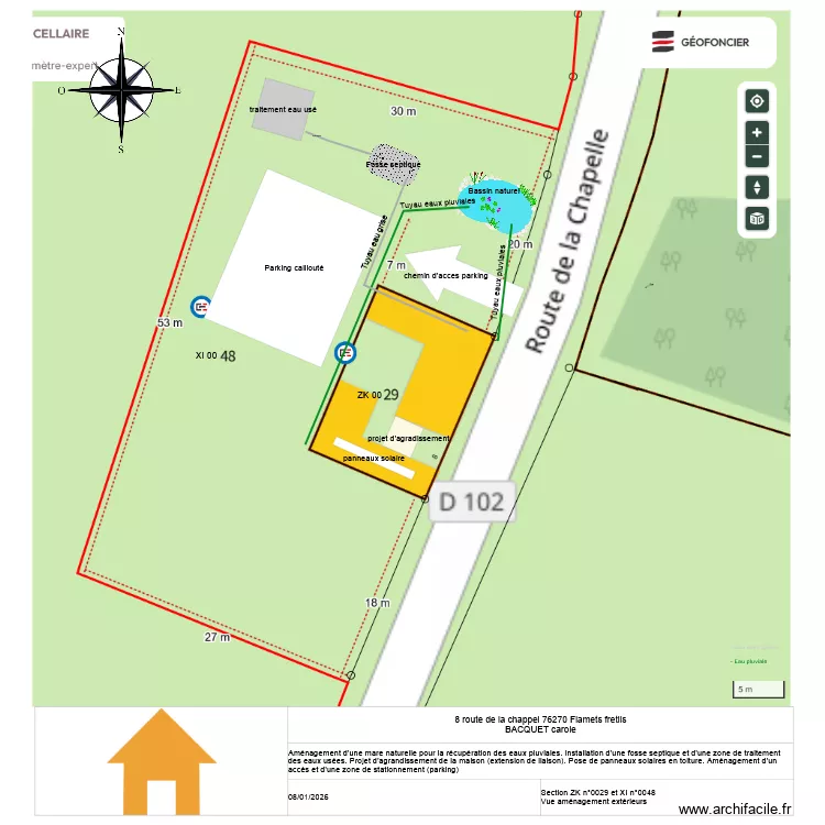 DP2 Plan de masse. Plan de 