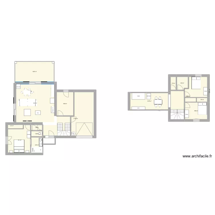 maison Biot. Plan de 
