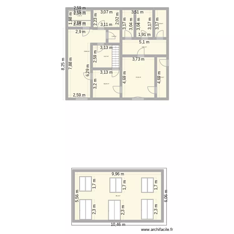 Virecour V2. Plan de 