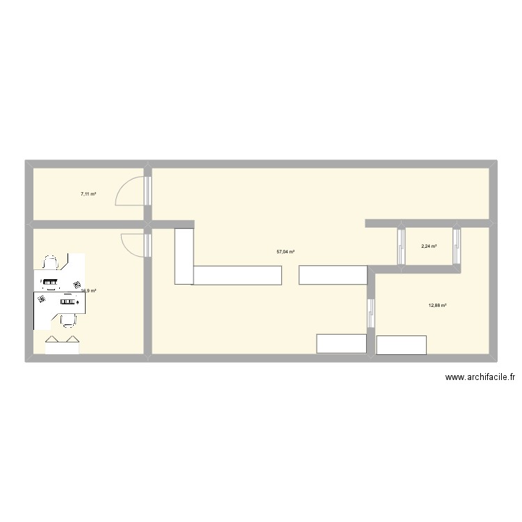 Réception. Plan de 0 pièce et 0 m2