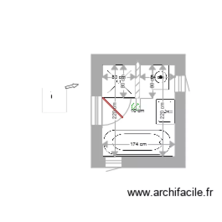 DUDOT Georges. Plan de 