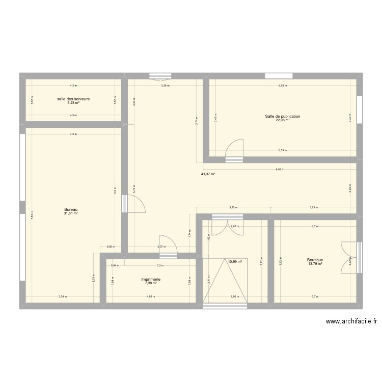 Mini batiment de travail. Plan de 0 pièce et 0 m2