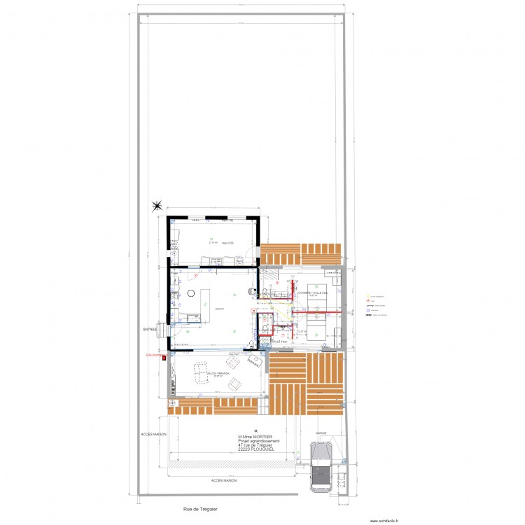 PLOUGUIEL  ELECTRIQUE. Plan de 0 pièce et 0 m2