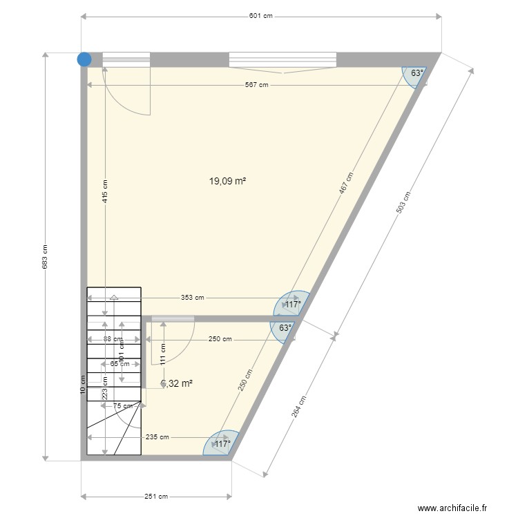 Orphelinat 21B bt2 Rez de chaussée. Plan de 0 pièce et 0 m2