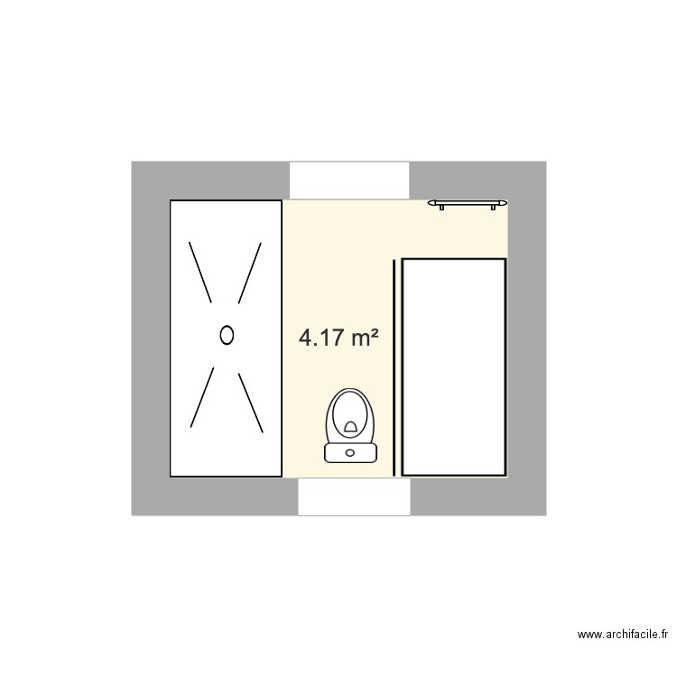 sdb. Plan de 0 pièce et 0 m2