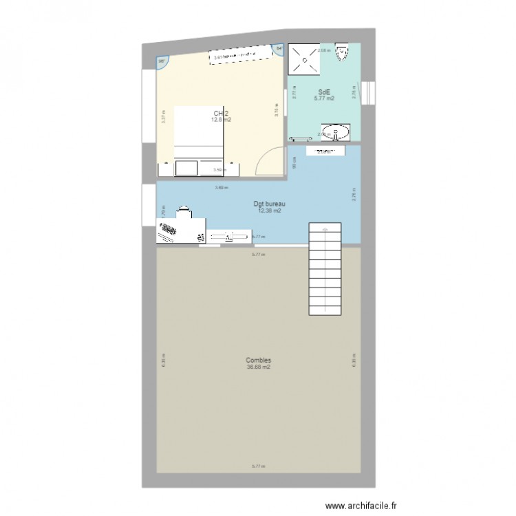 COGNY N1. Plan de 0 pièce et 0 m2