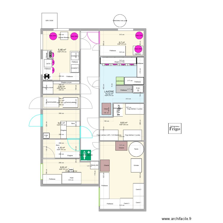 LAYOUT prod_version NM_v3. Plan de 10 pièces et 82 m2