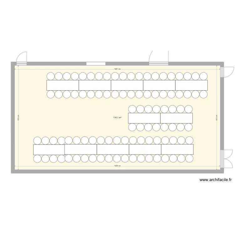 SALLE AMICALE SAINT SYLVESTRE. Plan de 