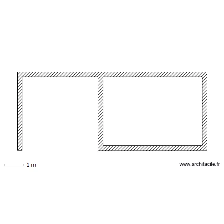 abri de jardin. Plan de 