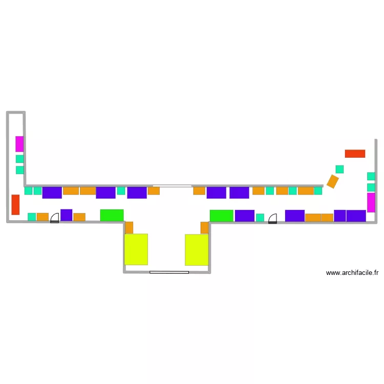 le pavillon. Plan de 