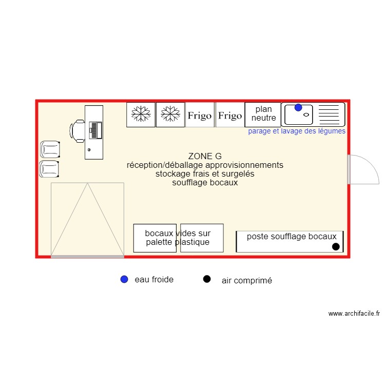 ZONE G POINTS EAU F et AIR 300119. Plan de 0 pièce et 0 m2