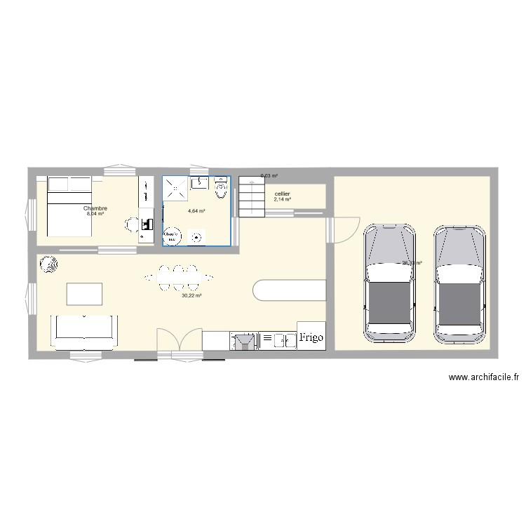 Petite maison audrey et lucas. Plan de 0 pièce et 0 m2