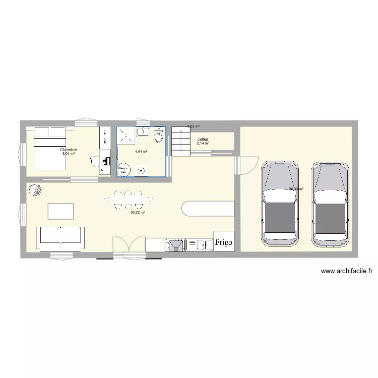 Petite maison audrey et lucas. Plan de 