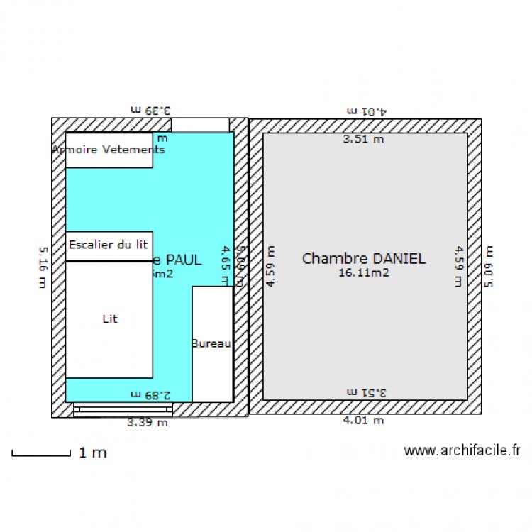 Appartement-Paris. Plan de 0 pièce et 0 m2