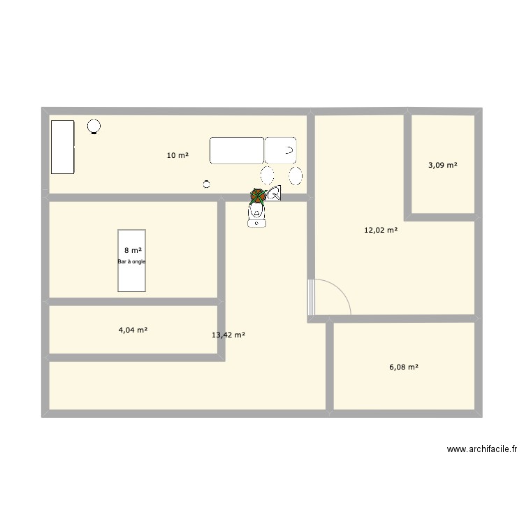 Institut. Plan de 0 pièce et 0 m2