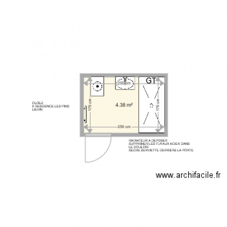 CLOEZ. Plan de 0 pièce et 0 m2